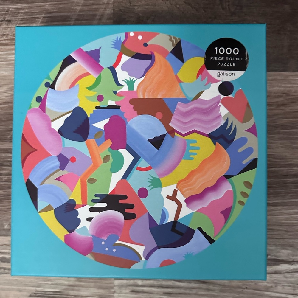 Galison - Luna De Flor 1000-Piece Round Puzzle